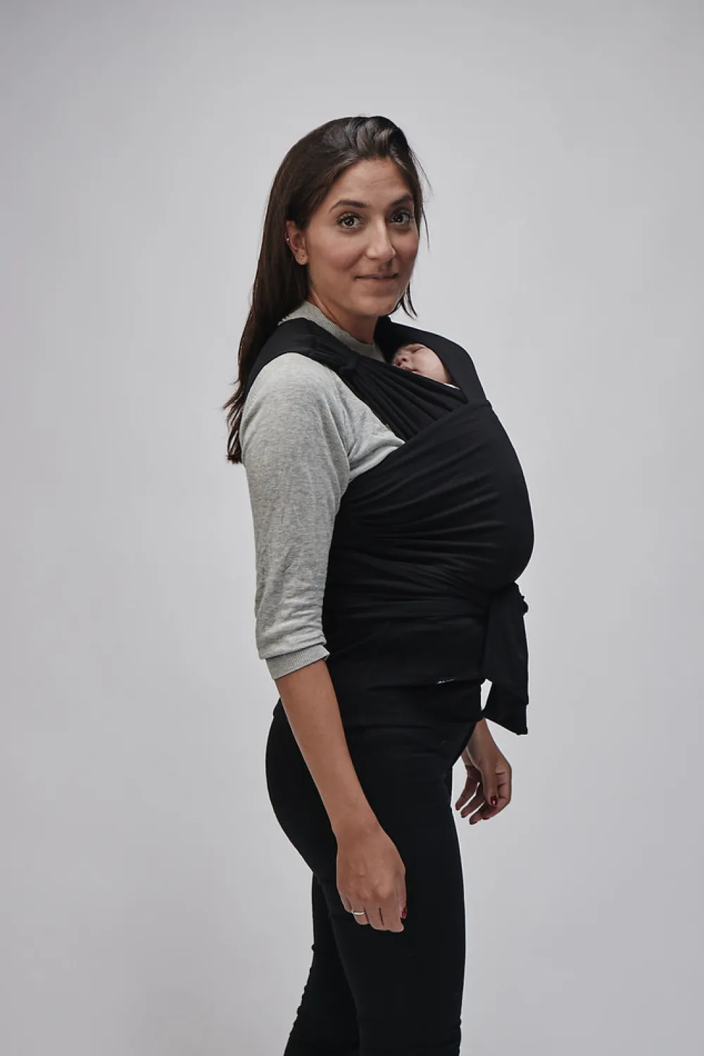 Najell Wrap M - charcoal black- Bæreseler & Vikler