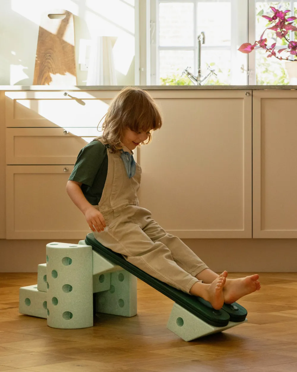 MODU 2x Balancebomme Forest Green- Tumlemøbler