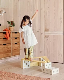 MODU 2x Balancebomme Honey Yellow- Tumlemøbler