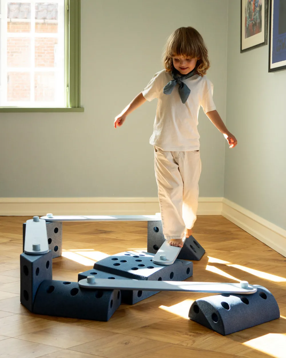 MODU 2x Balancebomme Sky Blue- Tumlemøbler