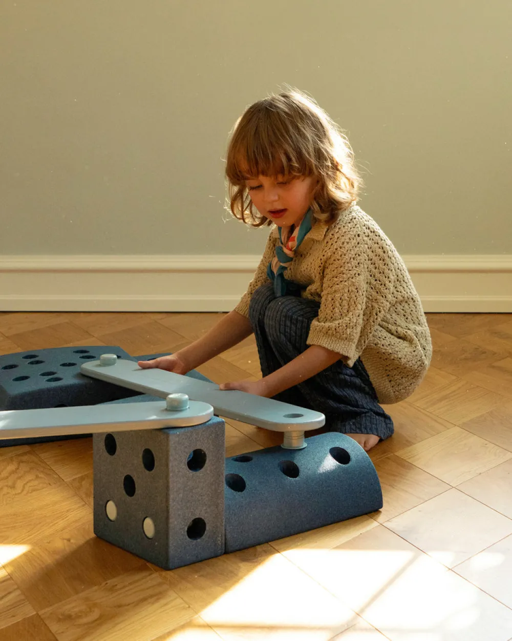 MODU 2x Balancebomme Sky Blue- Tumlemøbler