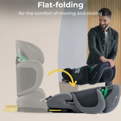 Kinderkraft XPAND 2 i-Size - rocket grey- Autostole 100-150 Cm (4-12 År)