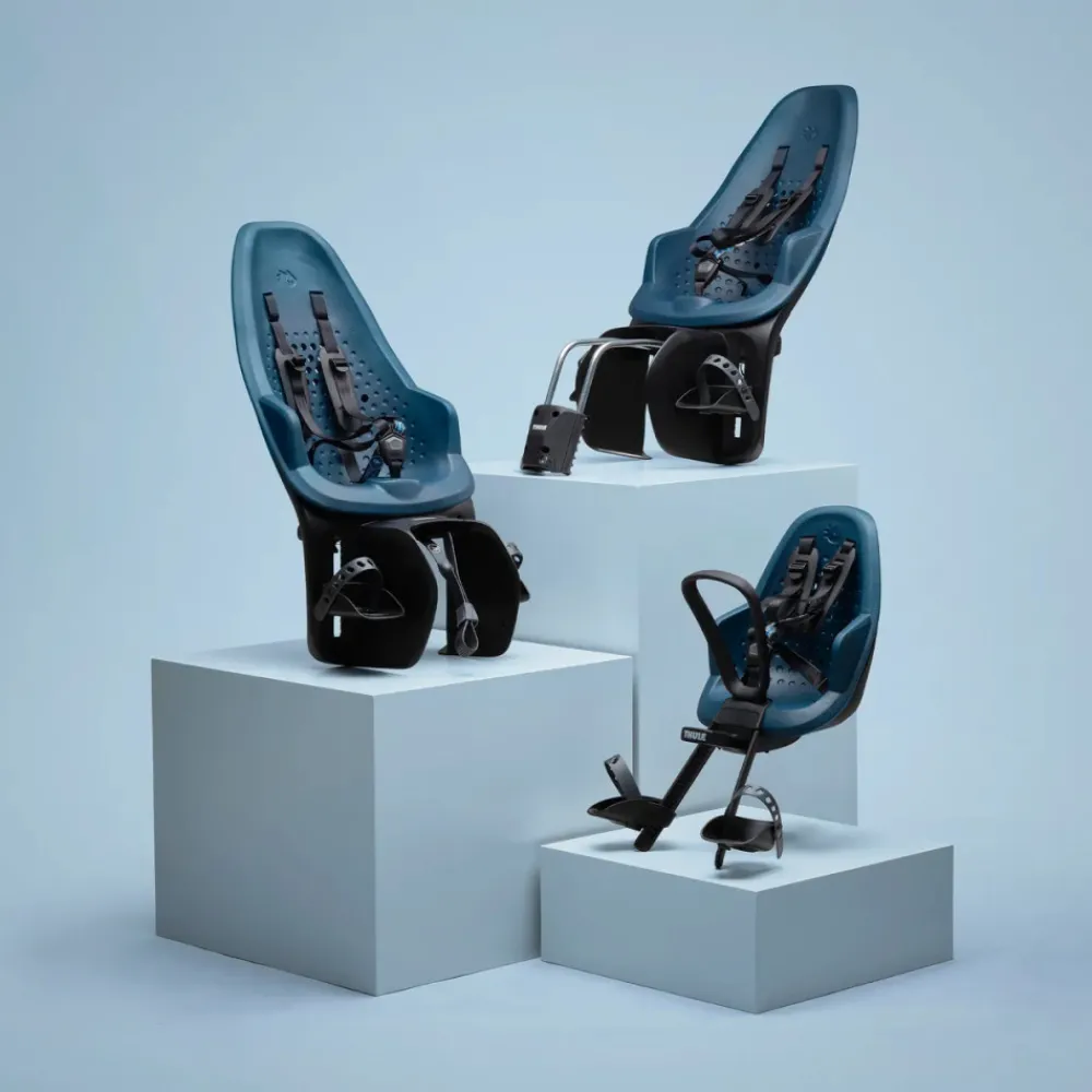 Thule Yepp 2 Maxi - stelmonteret - Majolica Blue- Cykelstole & Hjelme