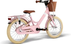 PUKY Youke Classic 16,Alu legecykel med kurv retro rose- Løbecykler & Cykler