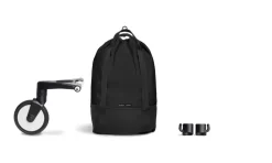 Stokke® YOYO indkøbstaske m/hjul - Black- Styrtasker & Barnevognsnet