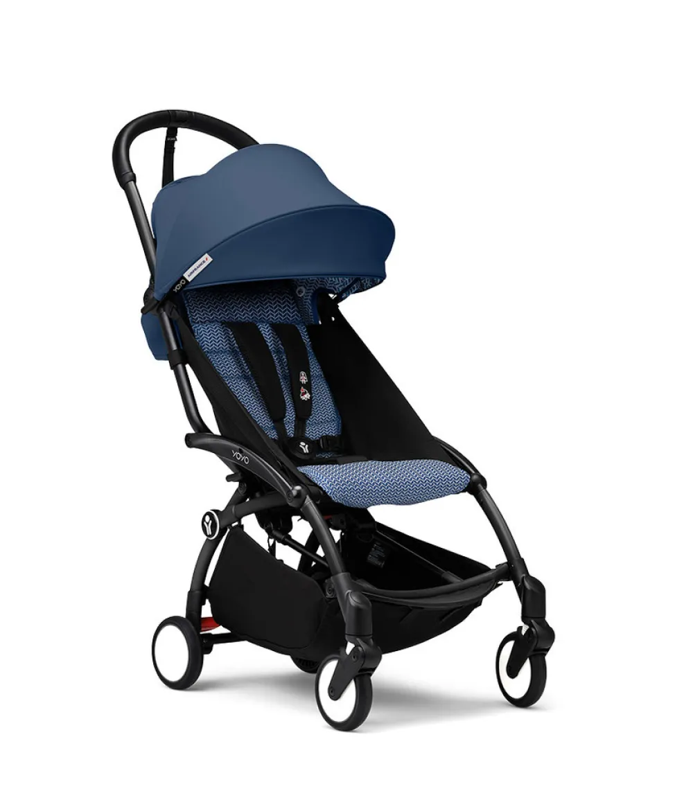 Stokke® YOYO³ Klapvogn - air france blue på sort stel- Rejseklapvogne