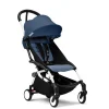 Stokke® YOYO³ Klapvogn - air france blue på hvidt stel- Rejseklapvogne