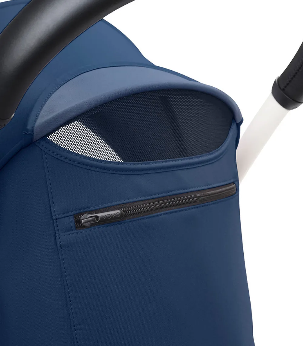 Stokke® YOYO³ Klapvogn - air france blue på hvidt stel- Rejseklapvogne