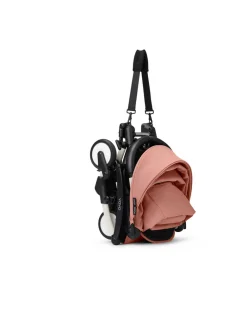 Stokke® YOYO³ Klapvogn - ginger på hvidt stel- Rejseklapvogne