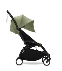 Stokke® YOYO³ Klapvogn - olive på sort stel- Rejseklapvogne