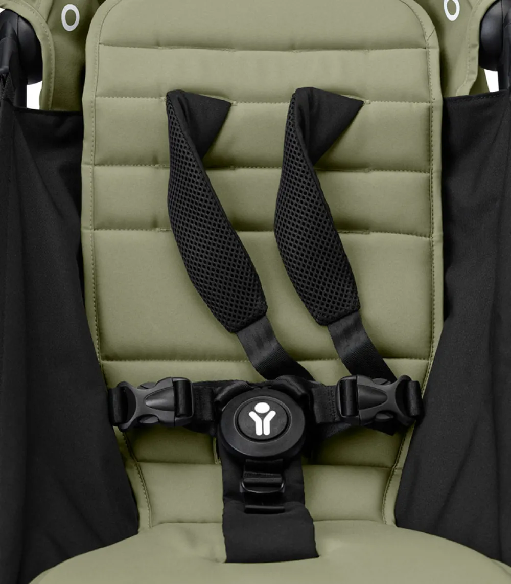 Stokke® YOYO³ Klapvogn - olive på sort stel- Rejseklapvogne