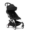 Stokke® YOYO³ Klapvogn - sort på hvidt stel- Rejseklapvogne