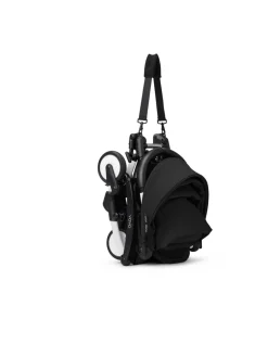Stokke® YOYO³ Klapvogn - sort på hvidt stel- Rejseklapvogne