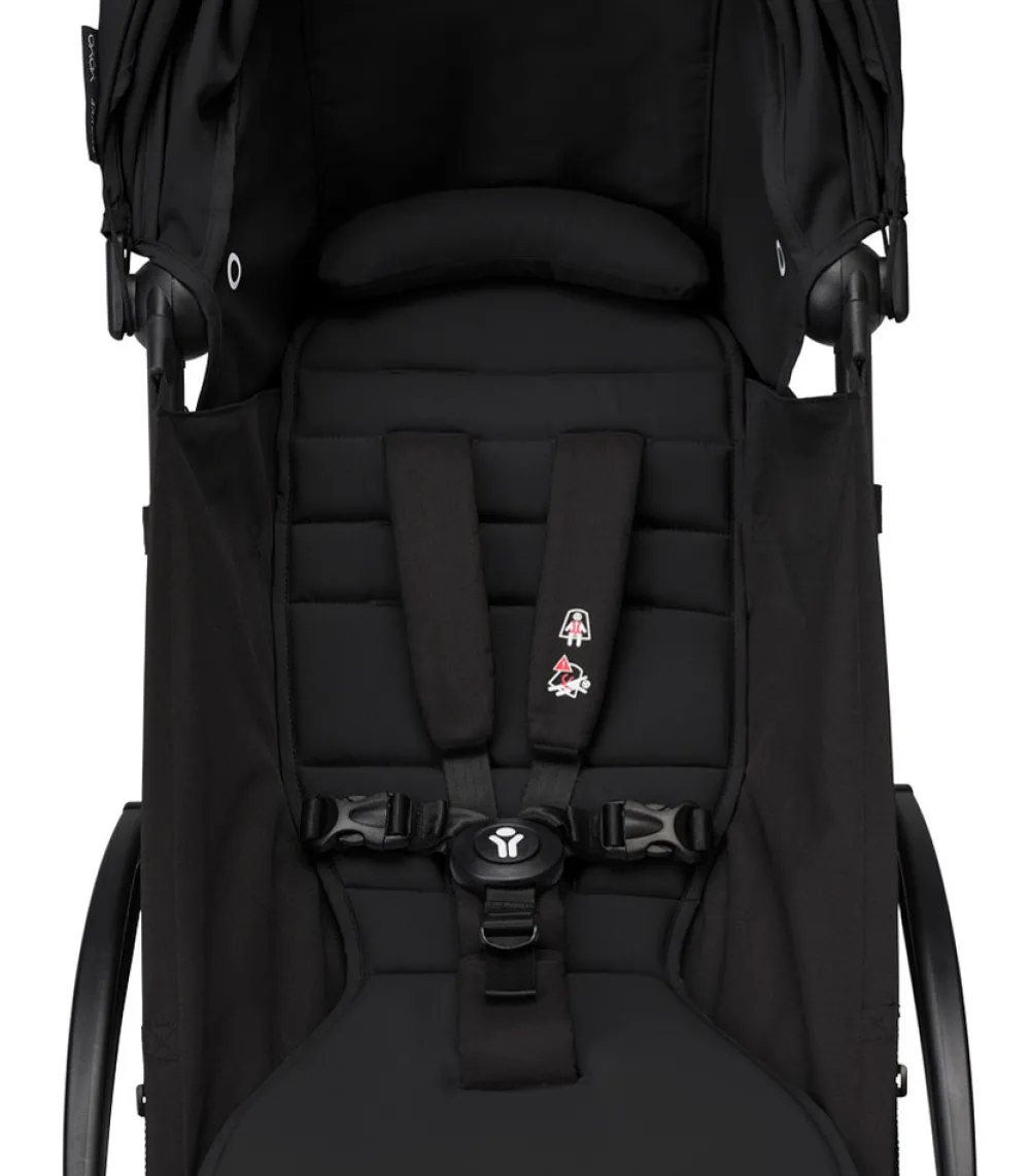 Stokke® YOYO³ Klapvogn - sort på hvidt stel- Rejseklapvogne