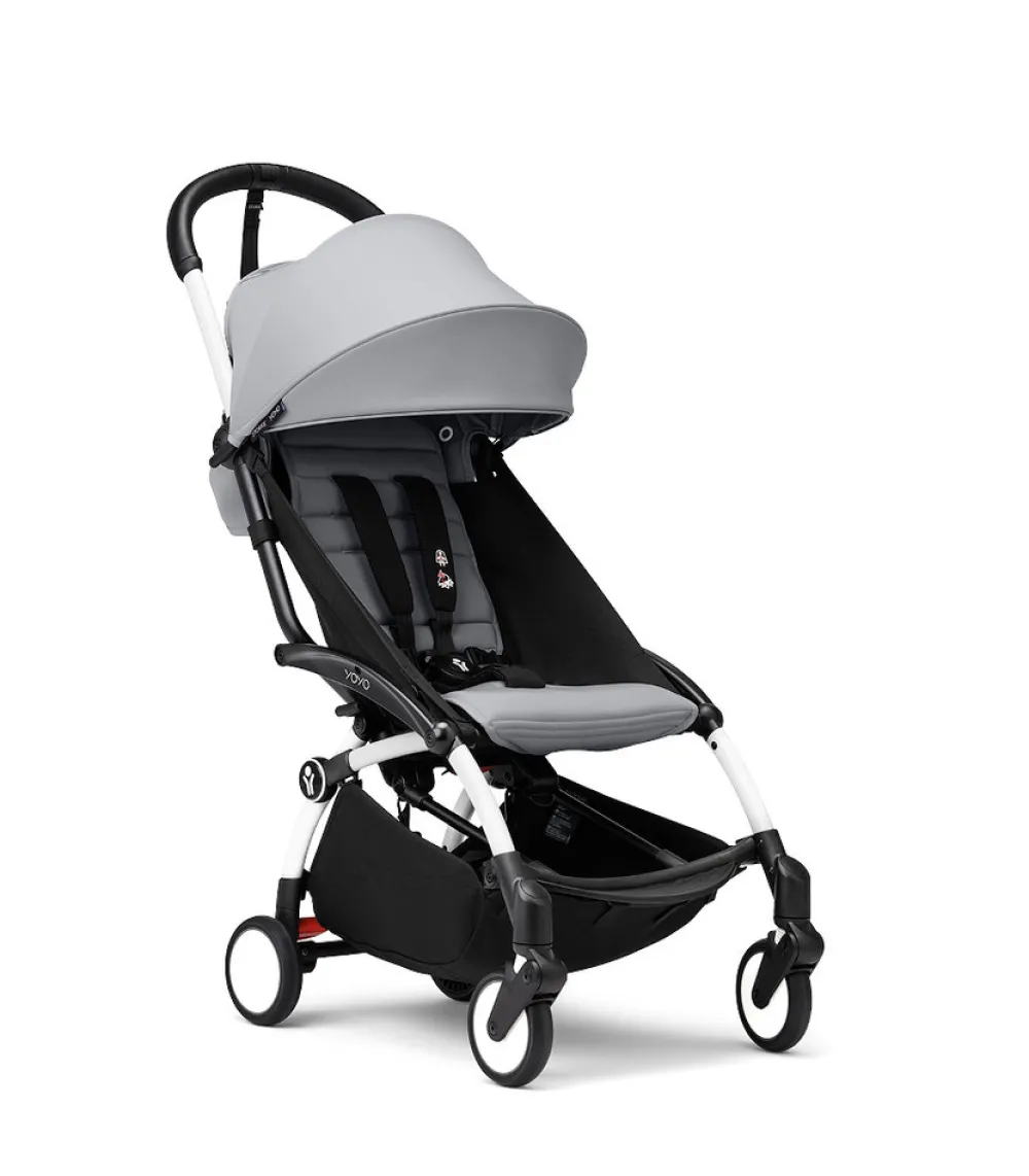 Stokke® YOYO³ Klapvogn - stone på hvidt stel- Rejseklapvogne