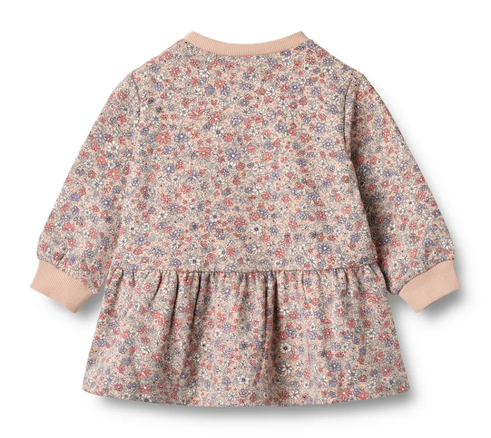 Wheat Zenia Sweatkjole - Rose dust flowers- Kjoler