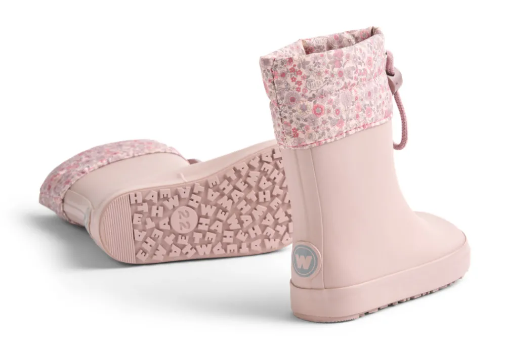 Wheat Zerro Termo Gummistøvle - Rose powder- Lange Termostøvler